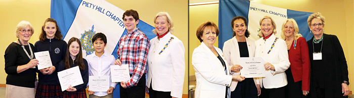 DAR Good Citizen Awards and American History Essay Contest Winners